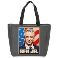 Retro Vintage RFK Jr. Election Poster Robert F. Kennedy Jr. Zip Tote Bag