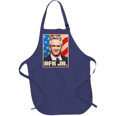 Retro Vintage RFK Jr. Election Poster Robert F. Kennedy Jr. Full-Length Apron With Pockets