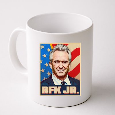 Retro Vintage RFK Jr. Election Poster Robert F. Kennedy Jr. Coffee Mug