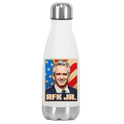 Retro Vintage RFK Jr. Election Poster Robert F. Kennedy Jr. Stainless Steel Insulated Water Bottle