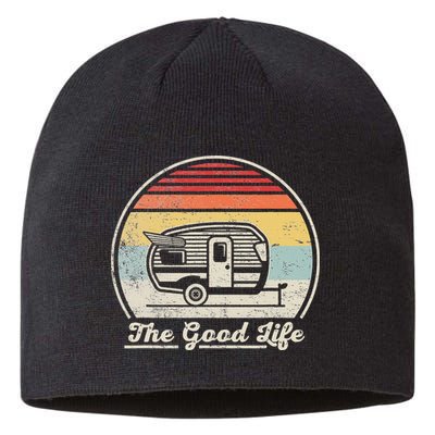 Retro Vintage Shasta Trailer The Good Life Camper Camping Sustainable Beanie