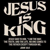 Retro Vintage Style Jesus Is King John 14:6 Backpack
