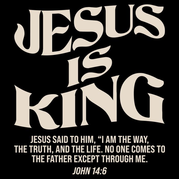 Retro Vintage Style Jesus Is King John 14:6 Backpack