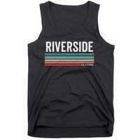 Riverside Vintage Sunset Riverside Ca Riverside Tank Top