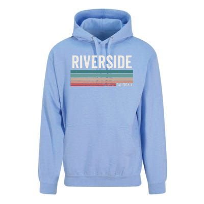 Riverside Vintage Sunset Riverside Ca Riverside Unisex Surf Hoodie