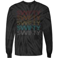 Retro Vintage Swifty Gift Tie-Dye Long Sleeve Shirt