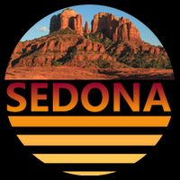 Retro Vintage Sedona Arizona Az Sunset Gift Doggie Tank