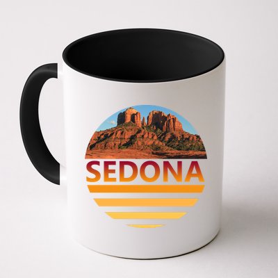 Retro Vintage Sedona Arizona Az Sunset Gift Mug