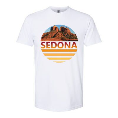 Retro Vintage Sedona Arizona Az Sunset Gift Softstyle® CVC T-Shirt