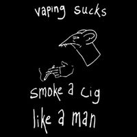 Rat Vaping Sucks Smoke A Cig Like A Man Apron