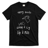 Rat Vaping Sucks Smoke A Cig Like A Man T-Shirt