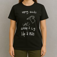 Rat Vaping Sucks Smoke A Cig Like A Man T-Shirt