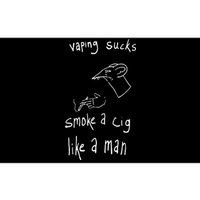 Rat Vaping Sucks Smoke A Cig Like A Man Bumper Sticker