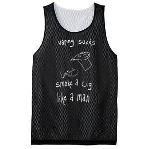 Rat Vaping Sucks Smoke A Cig Like A Man Mesh Reversible Basketball Jersey Tank