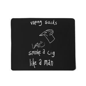 Rat Vaping Sucks Smoke A Cig Like A Man Mousepad