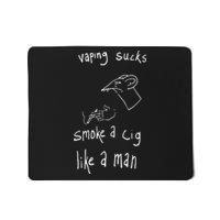 Rat Vaping Sucks Smoke A Cig Like A Man Mousepad