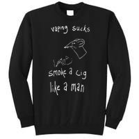 Rat Vaping Sucks Smoke A Cig Like A Man Tall Sweatshirt