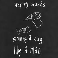 Rat Vaping Sucks Smoke A Cig Like A Man 25L Jumbo Tote