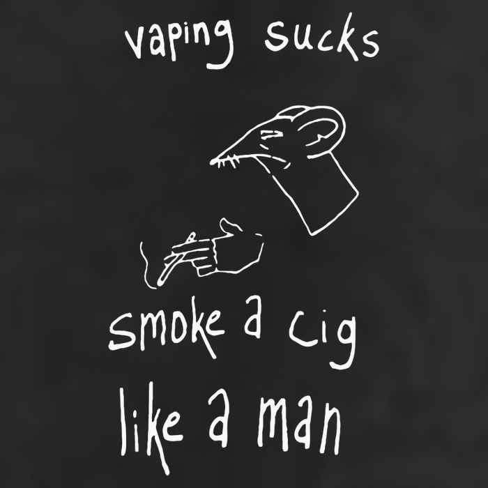 Rat Vaping Sucks Smoke A Cig Like A Man 25L Jumbo Tote