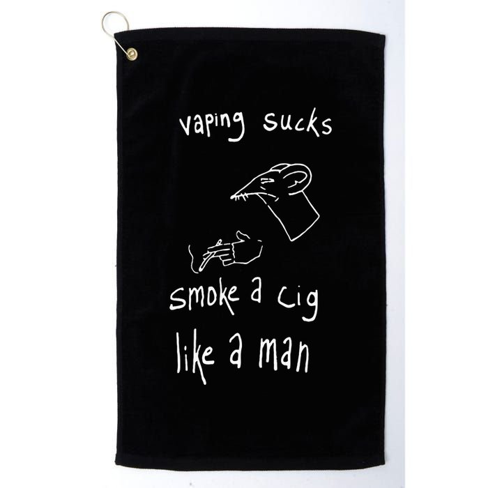 Rat Vaping Sucks Smoke A Cig Like A Man Golf Towel