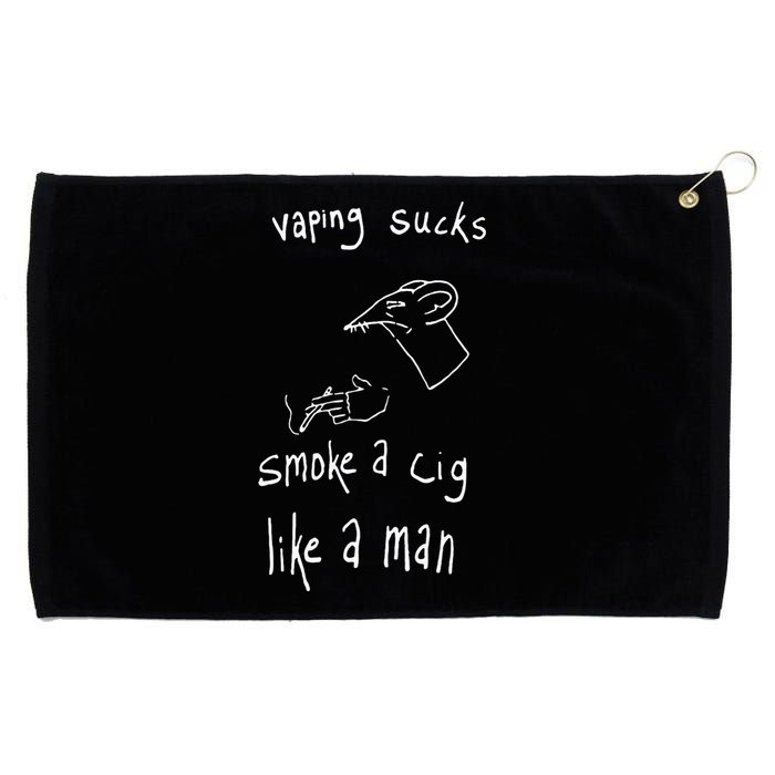 Rat Vaping Sucks Smoke A Cig Like A Man Grommeted Golf Towel