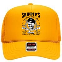 Retro Vintage Skipper's Famous 3Hour Tours High Crown Mesh Back Trucker Hat