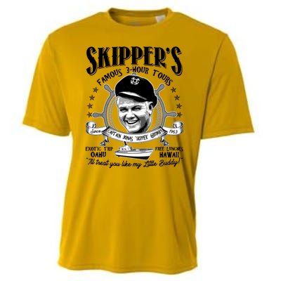 Retro Vintage Skipper's Famous 3Hour Tours Cooling Performance Crew T-Shirt