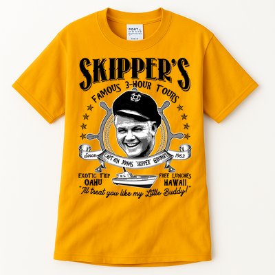 Retro Vintage Skipper's Famous 3Hour Tours Tall T-Shirt