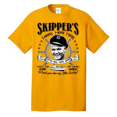 Retro Vintage Skipper's Famous 3Hour Tours Tall T-Shirt