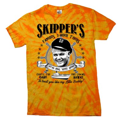 Retro Vintage Skipper's Famous 3Hour Tours Tie-Dye T-Shirt