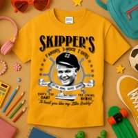 Retro Vintage Skipper's Famous 3Hour Tours Kids T-Shirt