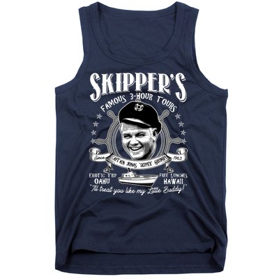 Retro Vintage Skipper's Famous 3Hour Tours Tank Top