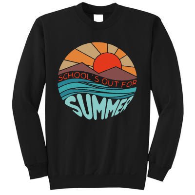 Retro Vintage Style Summer Dress Schools Out For Summer Sweatshirt