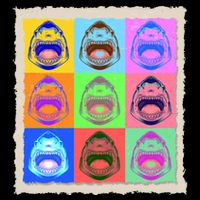 Retro Vintage Shark Attack Pop Art Poster Bucket Hat