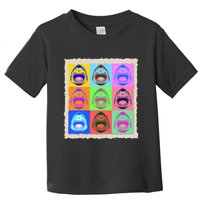 Retro Vintage Shark Attack Pop Art Poster Toddler T-Shirt