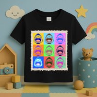 Retro Vintage Shark Attack Pop Art Poster Toddler T-Shirt