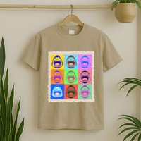 Retro Vintage Shark Attack Pop Art Poster T-Shirt