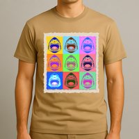 Retro Vintage Shark Attack Pop Art Poster T-Shirt