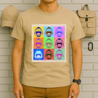 Retro Vintage Shark Attack Pop Art Poster T-Shirt