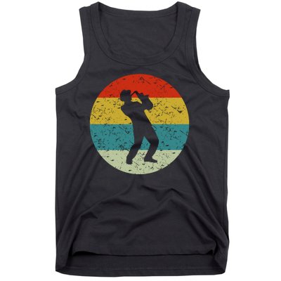 Retro Vintage Saxophone Tank Top