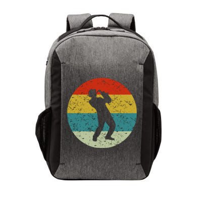 Retro Vintage Saxophone Vector Backpack