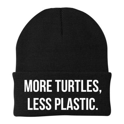 Retro Vintage Skip The Straw Save A Turtle Funny Sea Animal Meaningful Gift Beanie