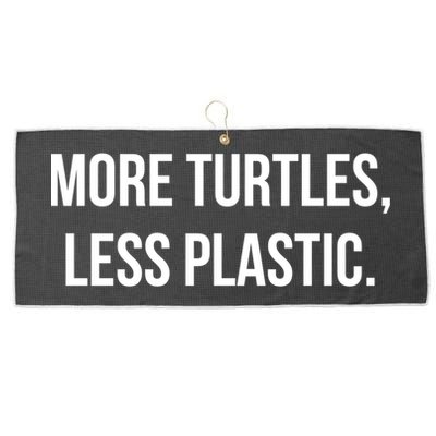 Retro Vintage Skip The Straw Save A Turtle Funny Sea Animal Meaningful Gift Large Microfiber Waffle Golf Towel