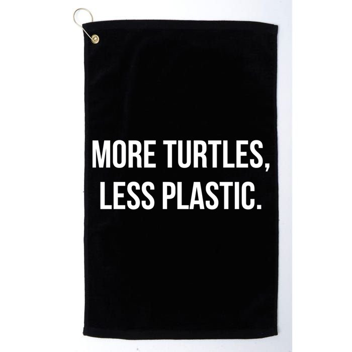Retro Vintage Skip The Straw Save A Turtle Funny Sea Animal Meaningful Gift Golf Towel