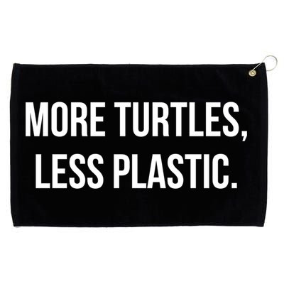 Retro Vintage Skip The Straw Save A Turtle Funny Sea Animal Meaningful Gift Grommeted Golf Towel