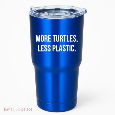 Retro Vintage Skip The Straw Save A Turtle Funny Sea Animal Meaningful Gift Tumbler