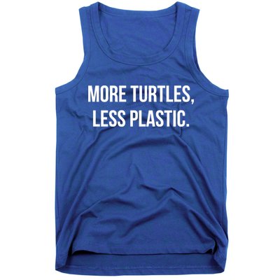 Retro Vintage Skip The Straw Save A Turtle Funny Sea Animal Meaningful Gift Tank Top