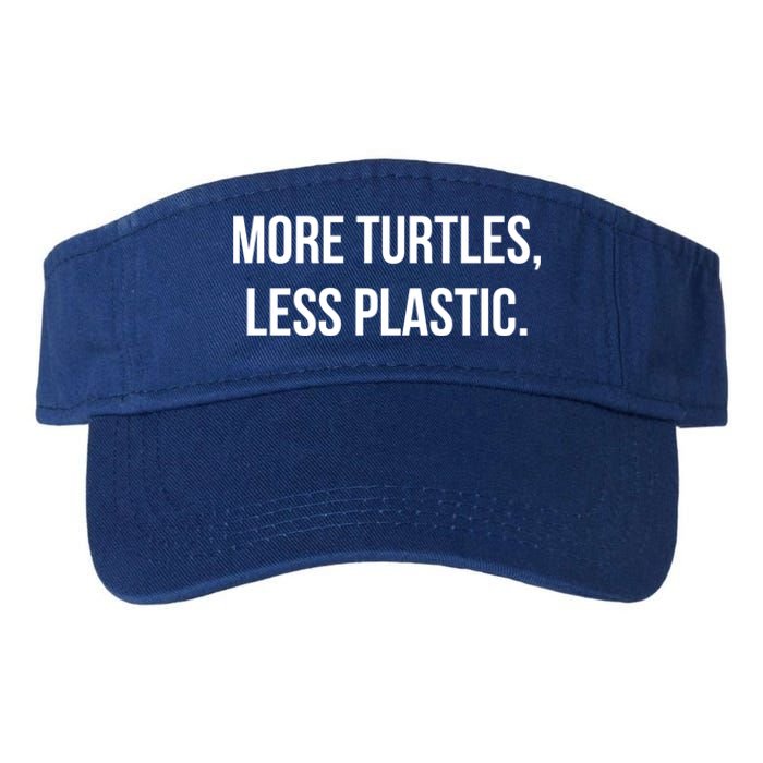 Retro Vintage Skip The Straw Save A Turtle Funny Sea Animal Meaningful Gift Valucap Bio-Washed Visor