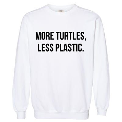 Retro Vintage Skip The Straw Save A Turtle Funny Sea Animal Meaningful Gift Garment-Dyed Sweatshirt
