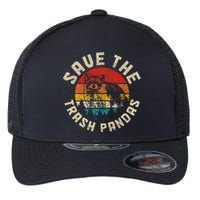 Raccoon Vintage Save The Racoon Flexfit Unipanel Trucker Cap